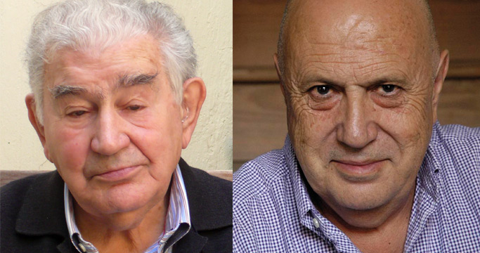 Los poetas Antonio Gamoneda y Xosé Luis Méndez Ferrín